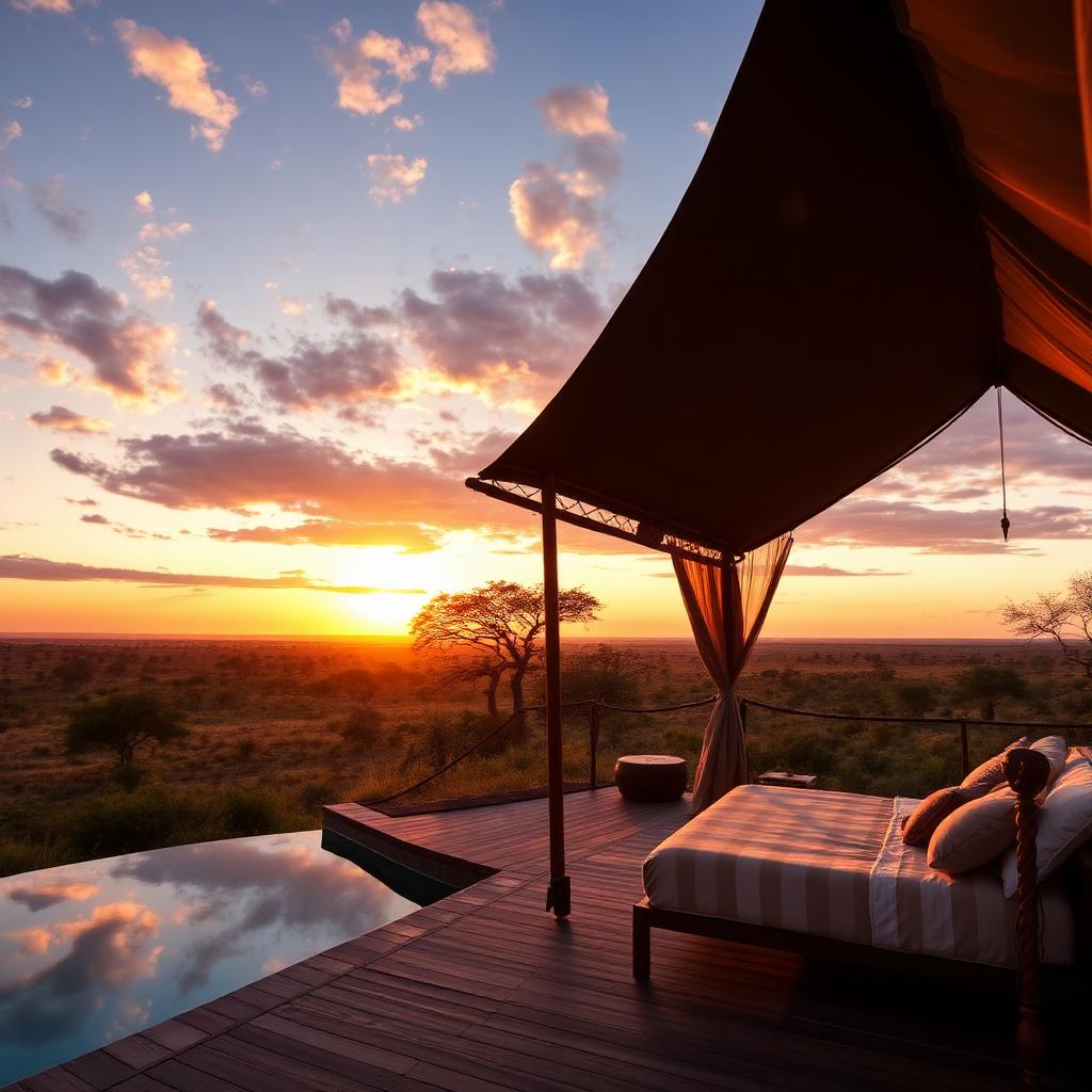 Travelers enjoying a luxury travel experience